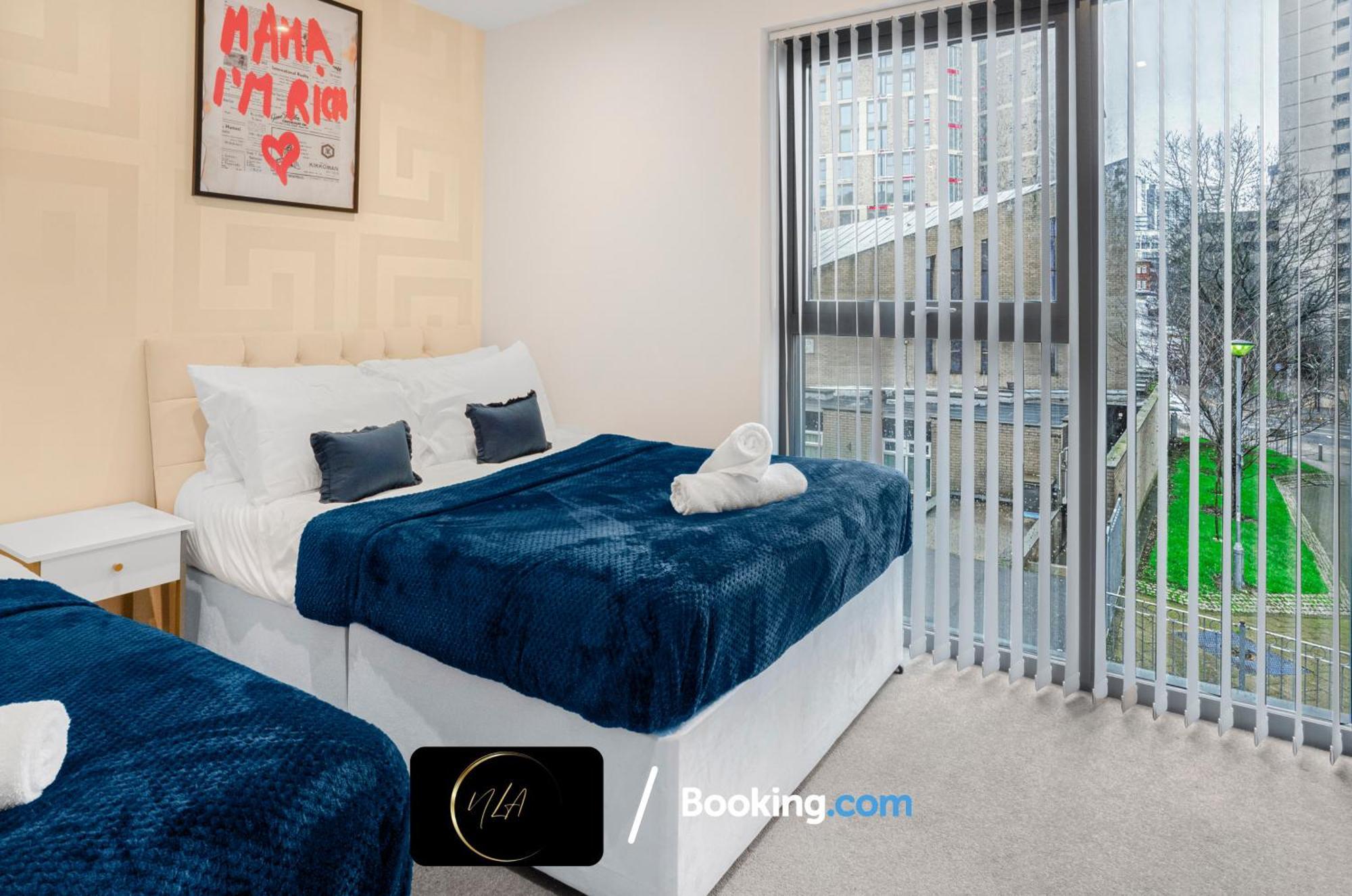 City Centre Apartment With Free Parking, 2 Bathrooms, Netflix And Wifi - Suitable For Contractors And Families - By Noor Luxury Accommodations Birmingham Eksteriør billede