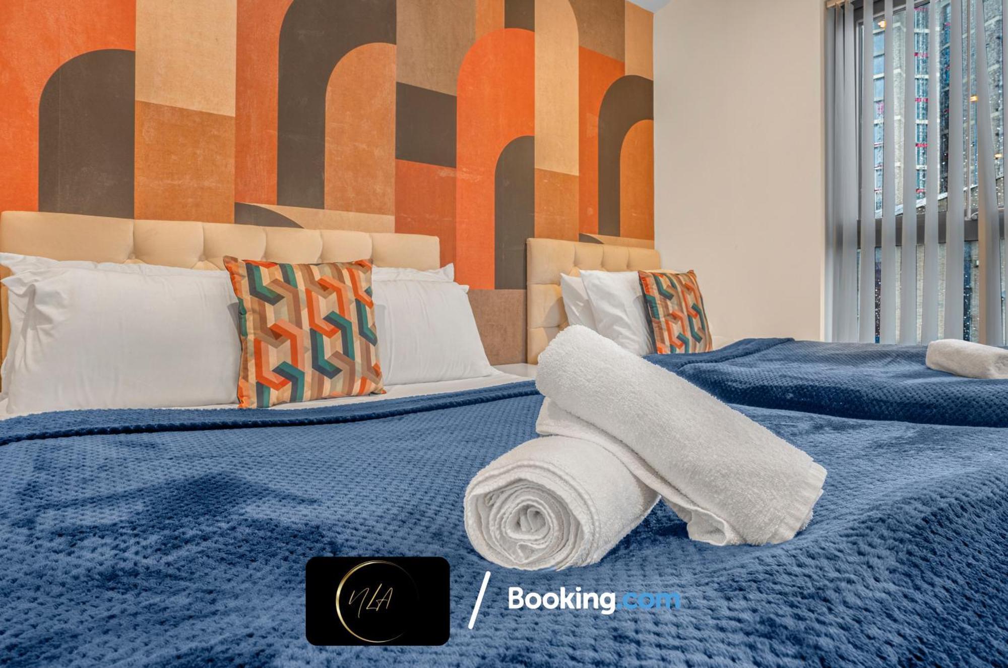 City Centre Apartment With Free Parking, 2 Bathrooms, Netflix And Wifi - Suitable For Contractors And Families - By Noor Luxury Accommodations Birmingham Eksteriør billede