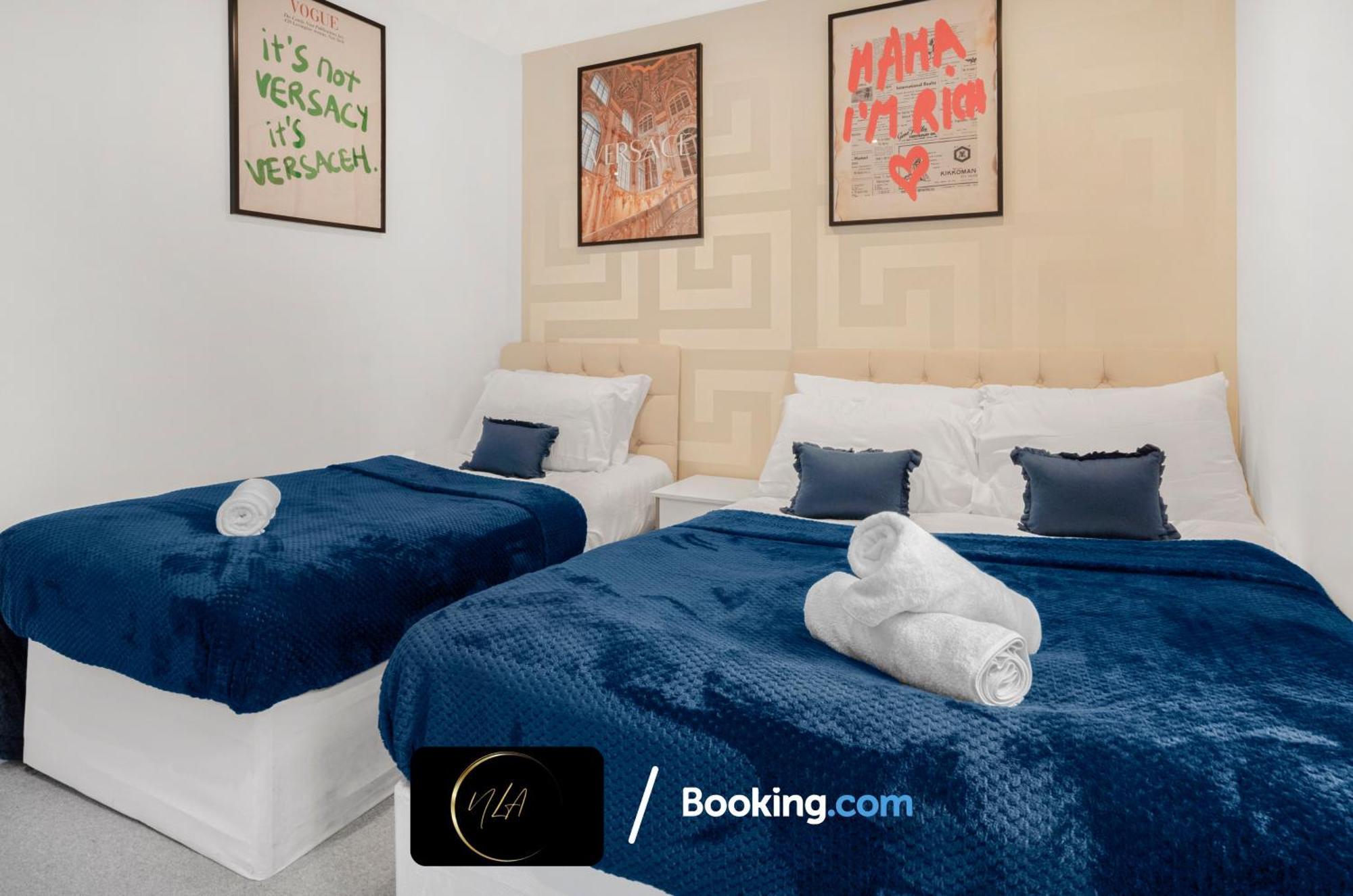 City Centre Apartment With Free Parking, 2 Bathrooms, Netflix And Wifi - Suitable For Contractors And Families - By Noor Luxury Accommodations Birmingham Eksteriør billede