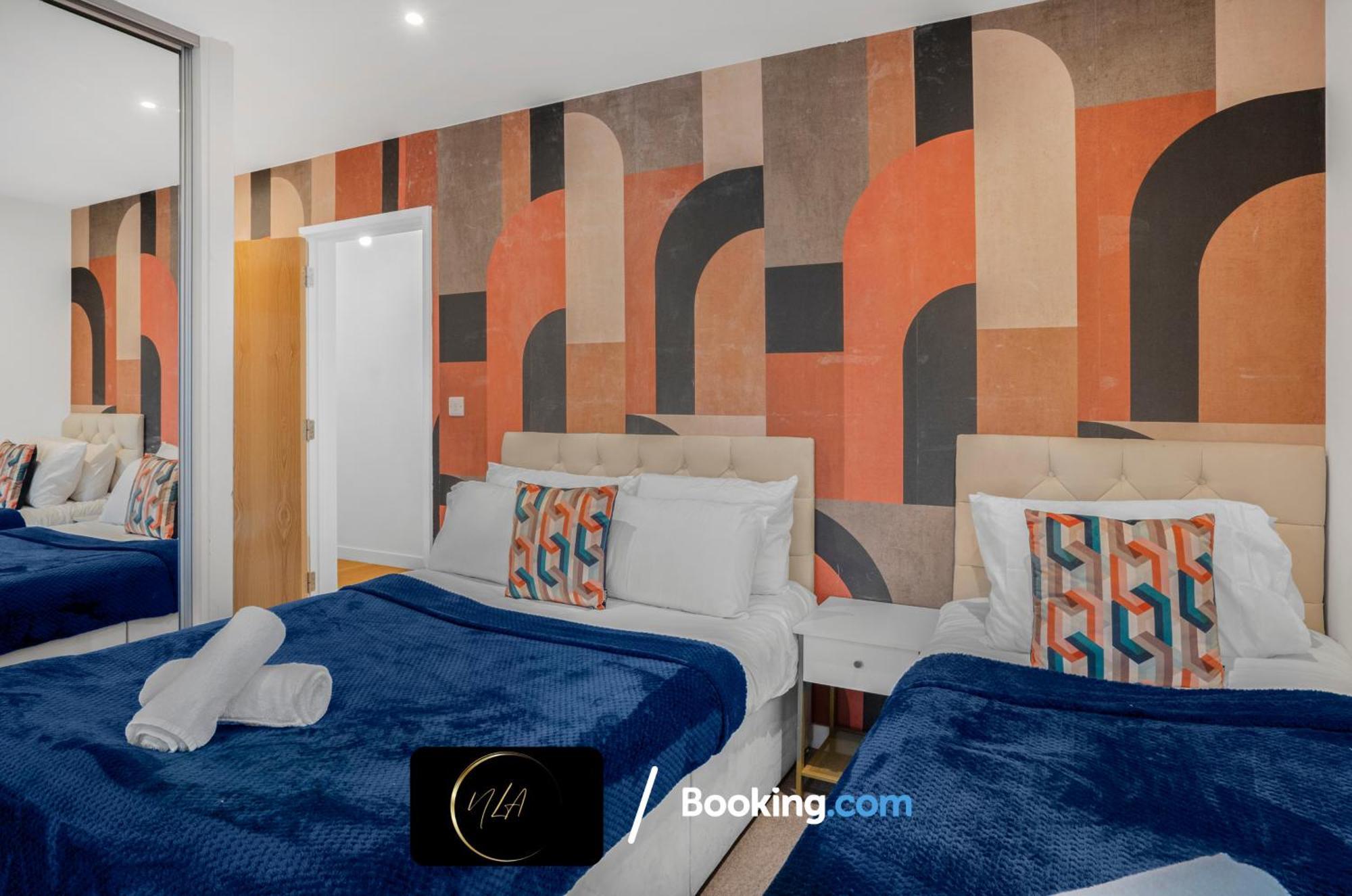 City Centre Apartment With Free Parking, 2 Bathrooms, Netflix And Wifi - Suitable For Contractors And Families - By Noor Luxury Accommodations Birmingham Eksteriør billede