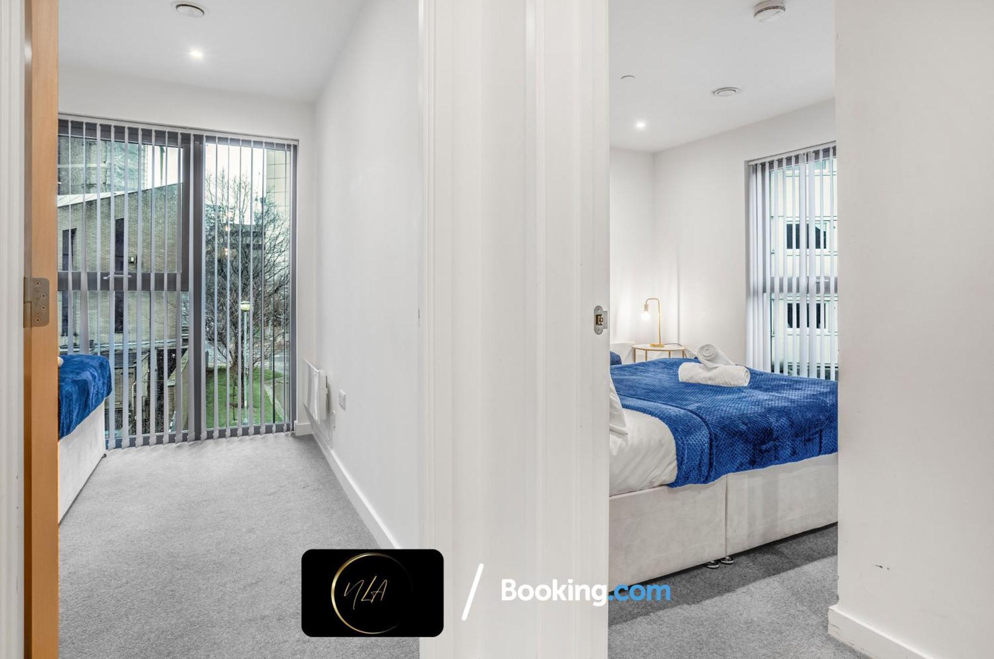 City Centre Apartment With Free Parking, 2 Bathrooms, Netflix And Wifi - Suitable For Contractors And Families - By Noor Luxury Accommodations Birmingham Eksteriør billede
